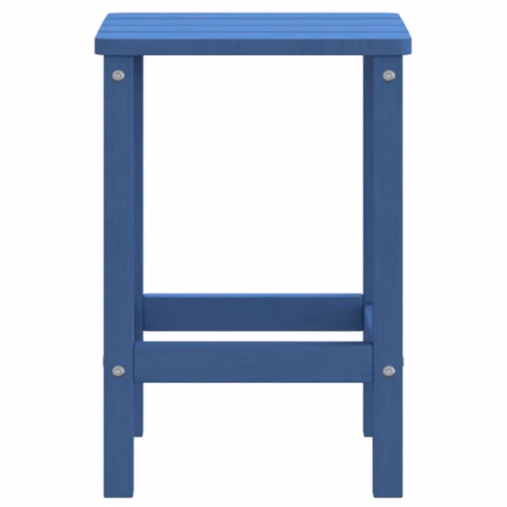 Berkfield Home Garden Adirondack Table in Aqua Blue, W/D/H: 38 x 38 x 46 cm – 3