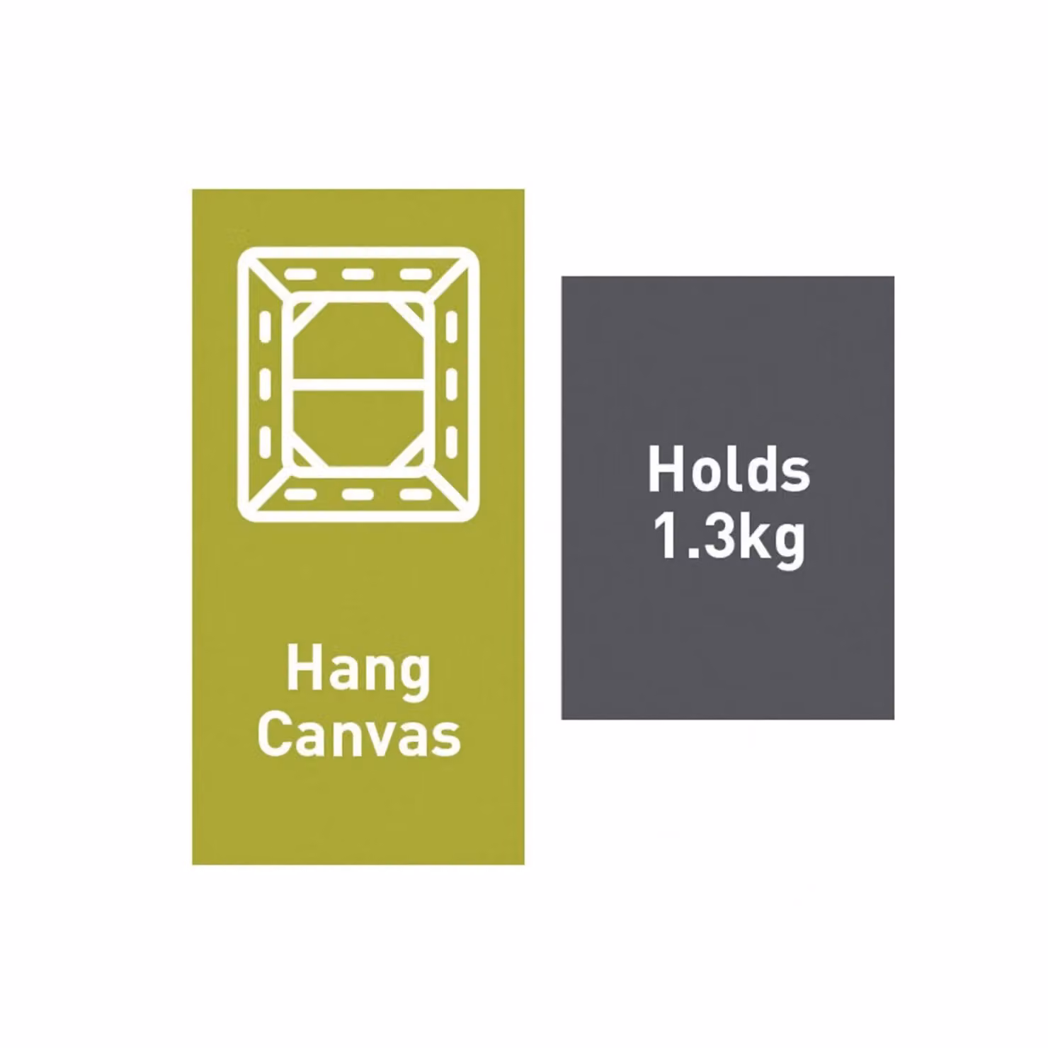 Command Canvas Hanger in White and Multicolour – 2