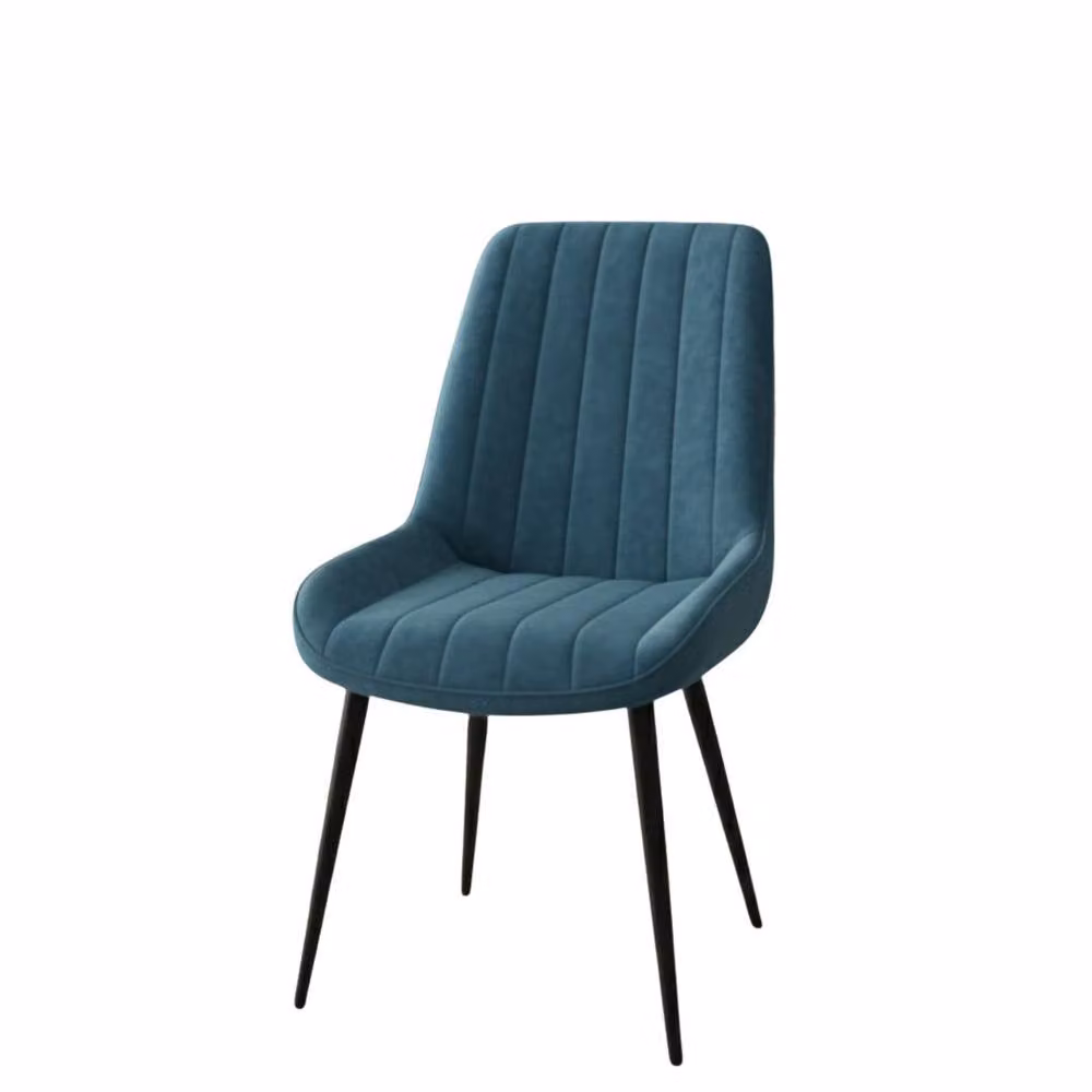 Stratus Interiors Dido Blue Velvet Dining Chair - Modern Upholstered Seating – 2
