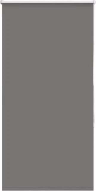 Berkfield Home Grey Blackout Roller Blind, Thermal Insulating Polyester, W: 85 cm, H: 150 cm – 1