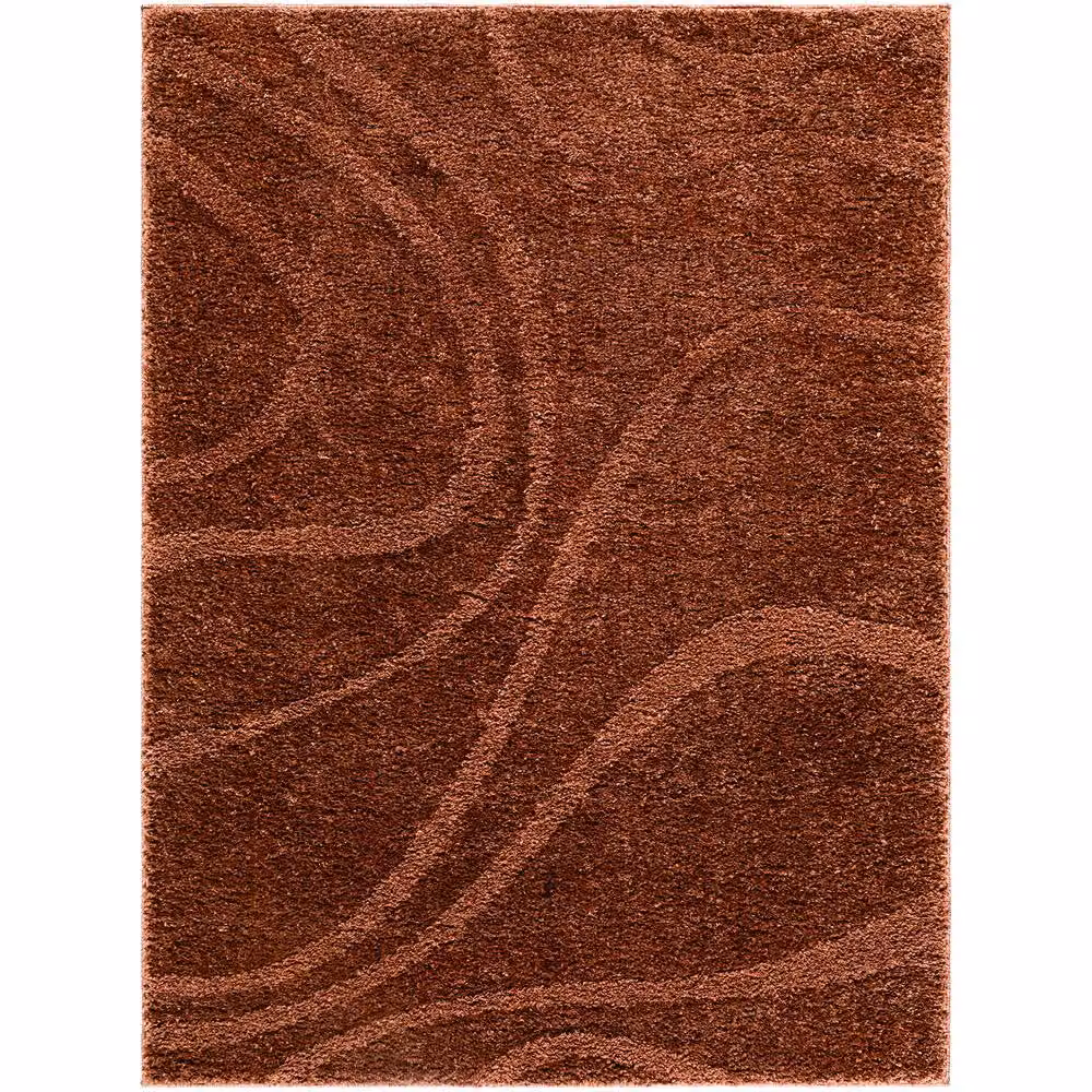 Livabliss Rodos Modern Soft Plush Pile Living Room Rug in Beige and Orange, W: 200 cm, D: 275 cm – 2