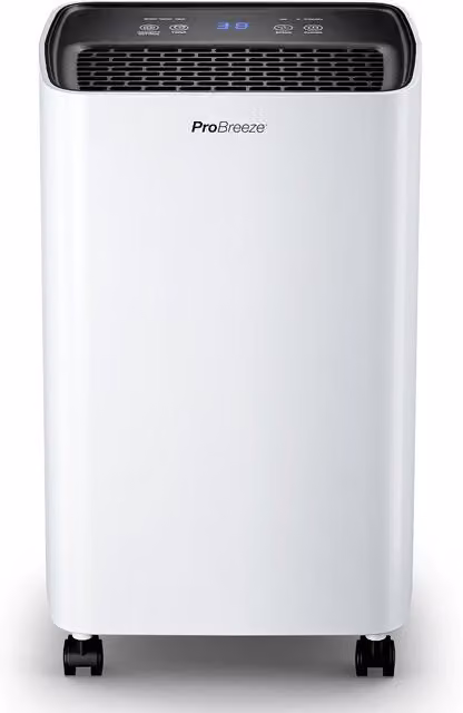Pro Breeze 12L Low Energy Compact Dehumidifier, White – 1