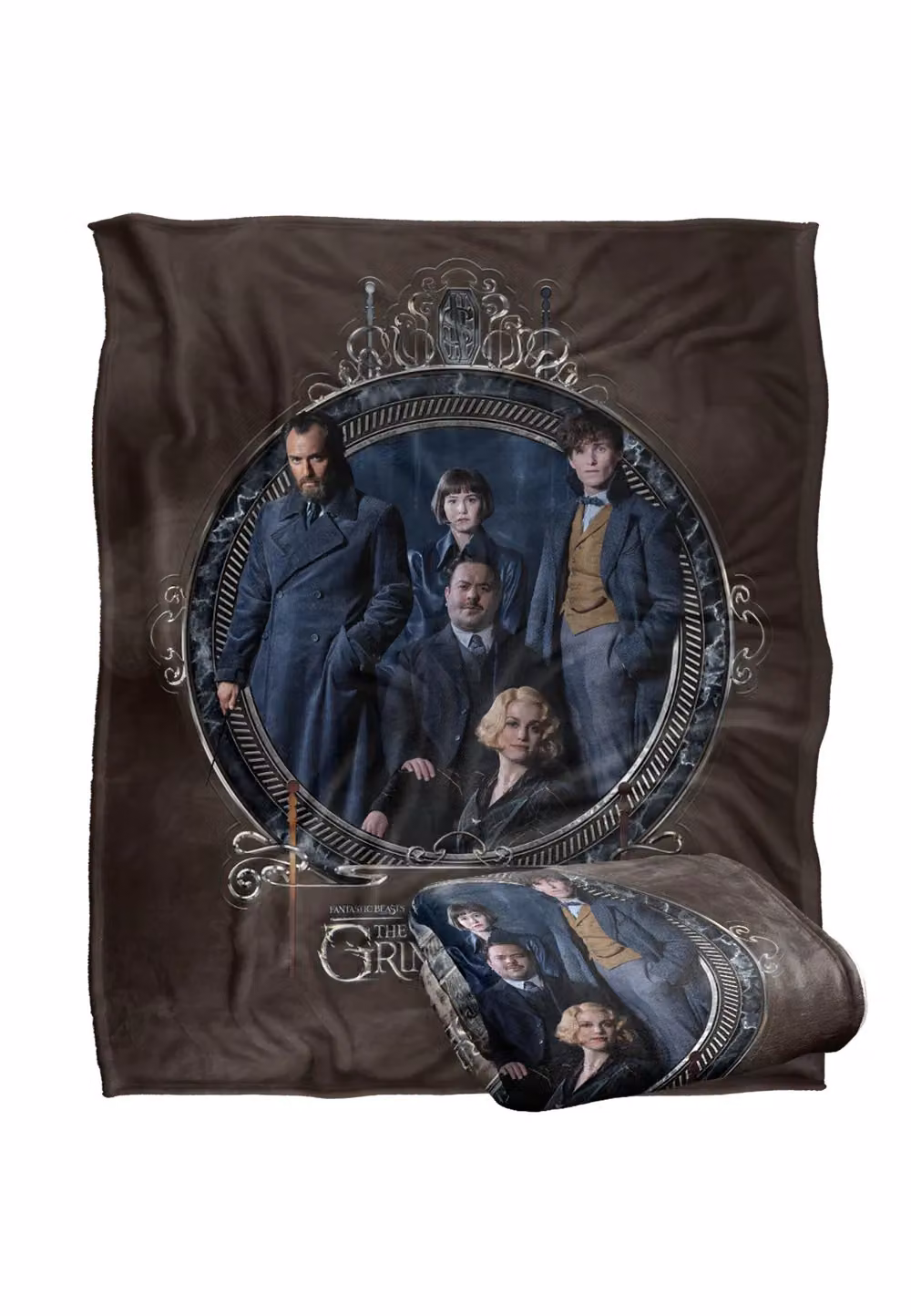 Warner Brothers Fantastic Beasts 2 Silky Touch Super Soft Throw Blanket, White, W: 152 cm, D: 127 cm – 2