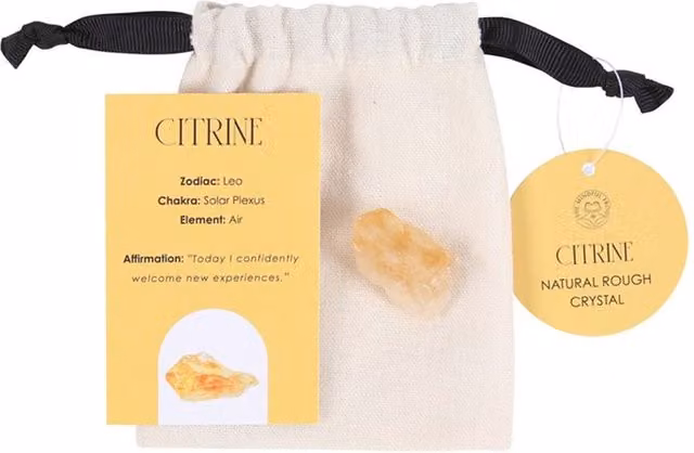 KDMK Timeless Beauty Yellow Citrine Rough Healing Crystal Stone