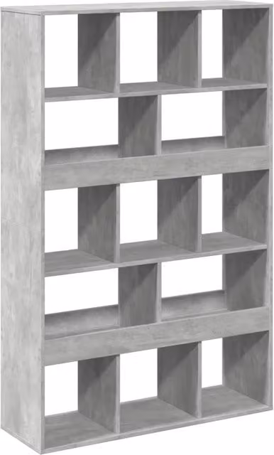 Berkfield Home Concrete Grey Room Divider in Engineered Wood W/D/H: 100 x 33 x 156.5 cm – 1