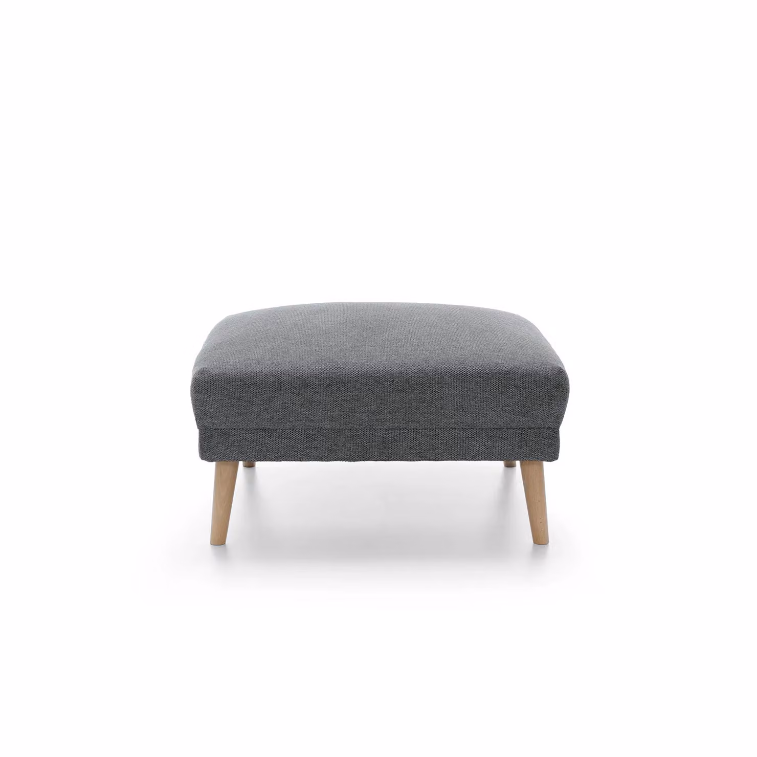 Abakus Direct Harper Footstool in Grey Fabric – 2