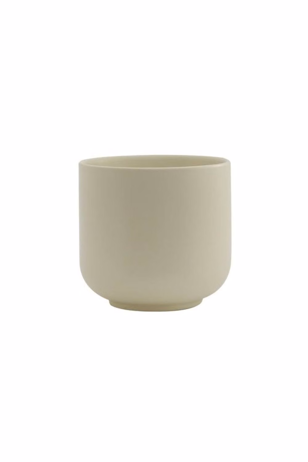 KDMD Hortus Havana Matt Cream Ceramic Pot, 2 Pack, Diameter: 15 cm – 2