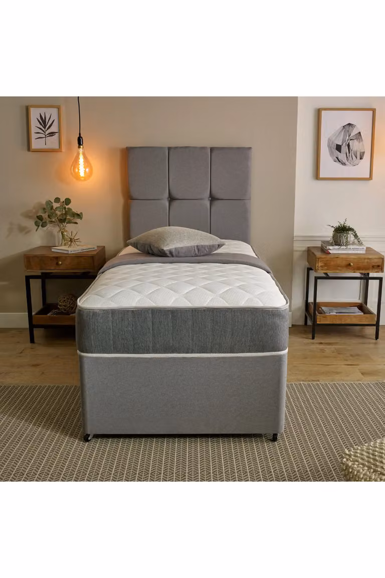 Starlight Beds Castle Hybrid Mattress in White, EU King, 180 x 200 cm, 20 cm Depth