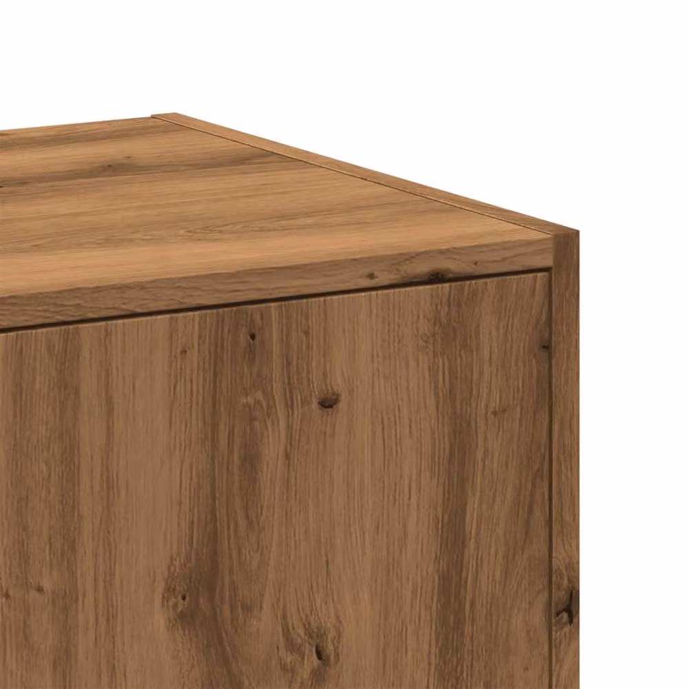 Berkfield Home Elegant Apothecary Cabinet in Artisan Brown Oak, W: 40 cm, D: 41 cm, H: 144.5 cm – 3