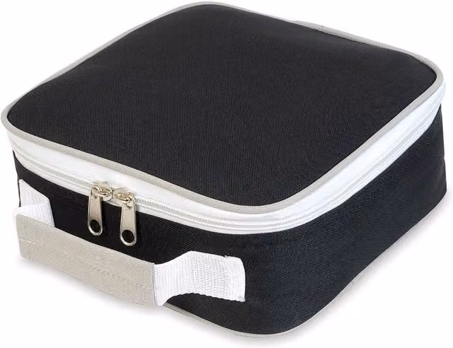 Shugon Insulated Sandwich Lunchbox, 4 Litre, Black, Pack of 2