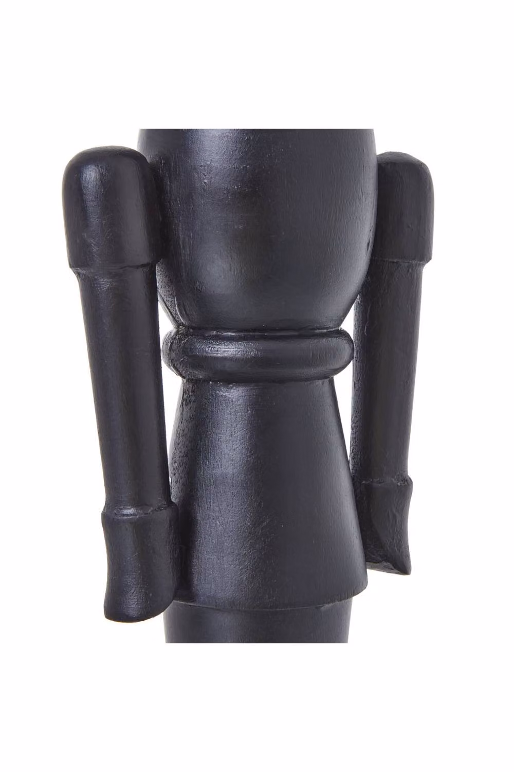 KDMD Minimalist Black Wooden Nutcracker Tabletop Ornament for Christmas Decor – 3