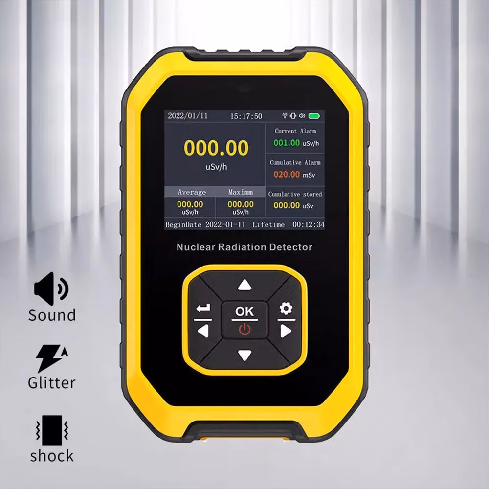 VOGREX Geiger Counter Radiation Detector and X-Ray Dosimeter in Yellow – 5