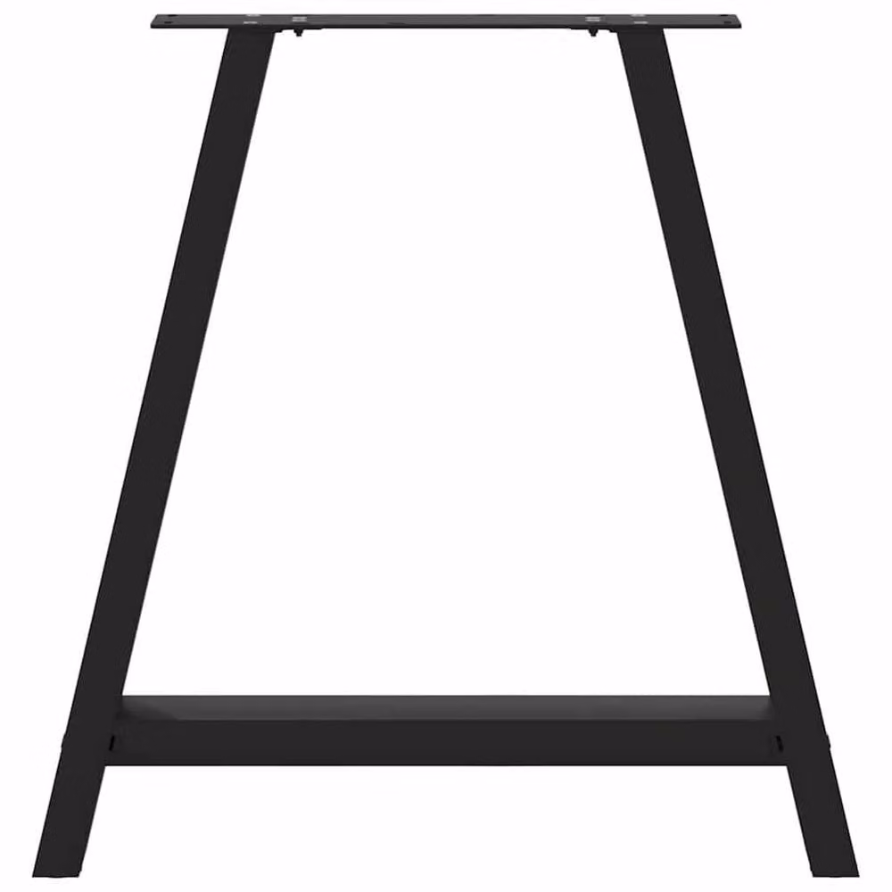 Berkfield Home Modern A-Shaped Coffee Table Legs, 2 Pieces, Black Steel – 4