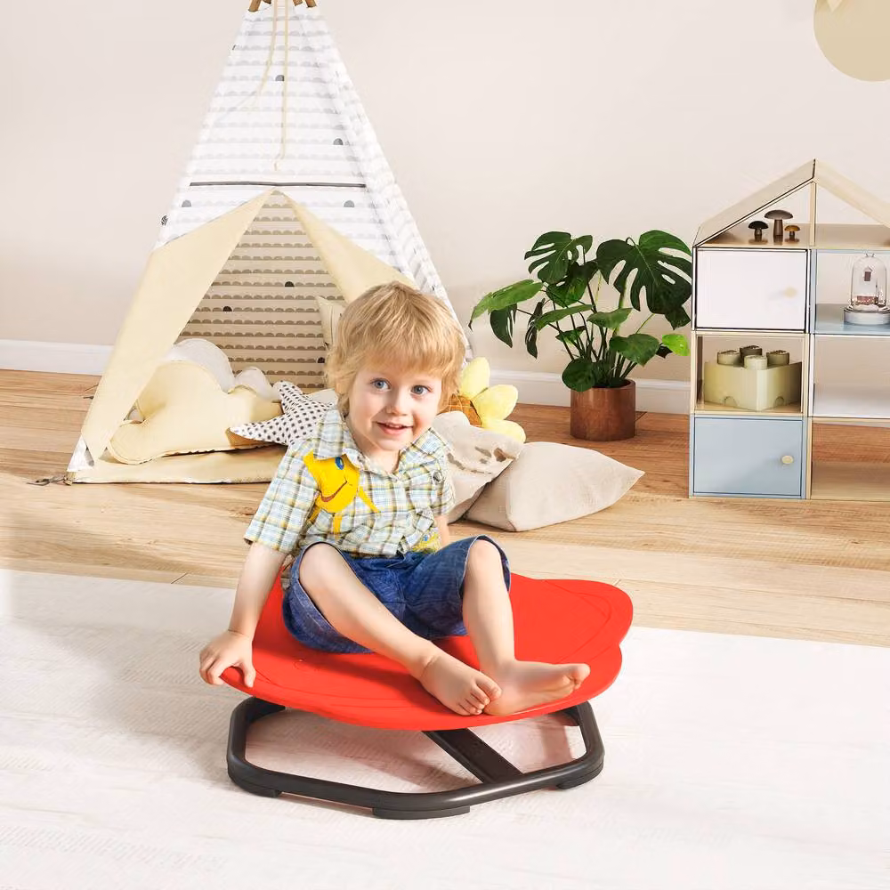 STILVORA Kids' Spinning Chair in Red – 2