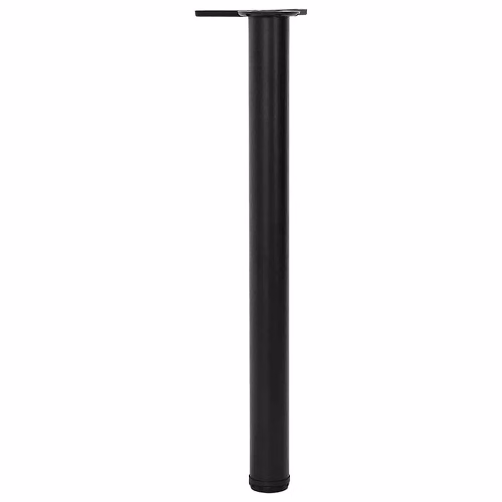 Berkfield Home Set of 4 Height Adjustable Sturdy Table Legs in Black, Height: 71 cm – 3