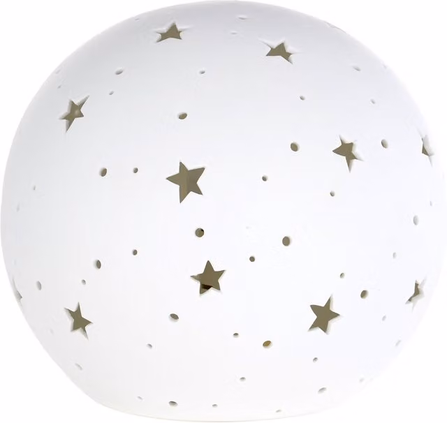 Ola Kids Orb Ceramic LED Night Light in White