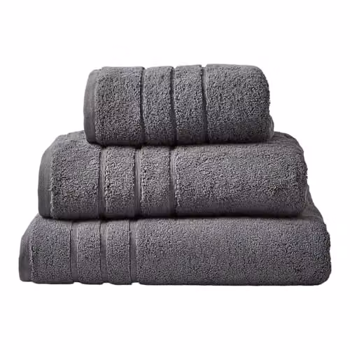 Allure Bath Fashions Hotel Luxury Heavyweight Cotton Terry Hand Towel in Grey, W/D/H: 50 x 50 x 1 cm – 4