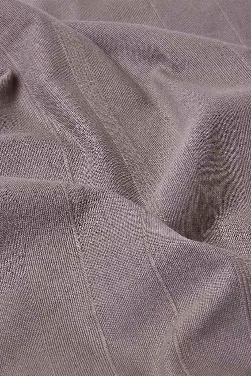 Homescapes Grey Cotton Rajput Ribbed Woven Throw, W/D/H: 360 x 255 x 1 cm – 3