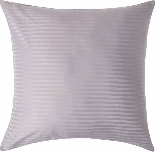 Homescapes Grey Combed Cotton Percale Housewife Pillowcase, W: 80 cm