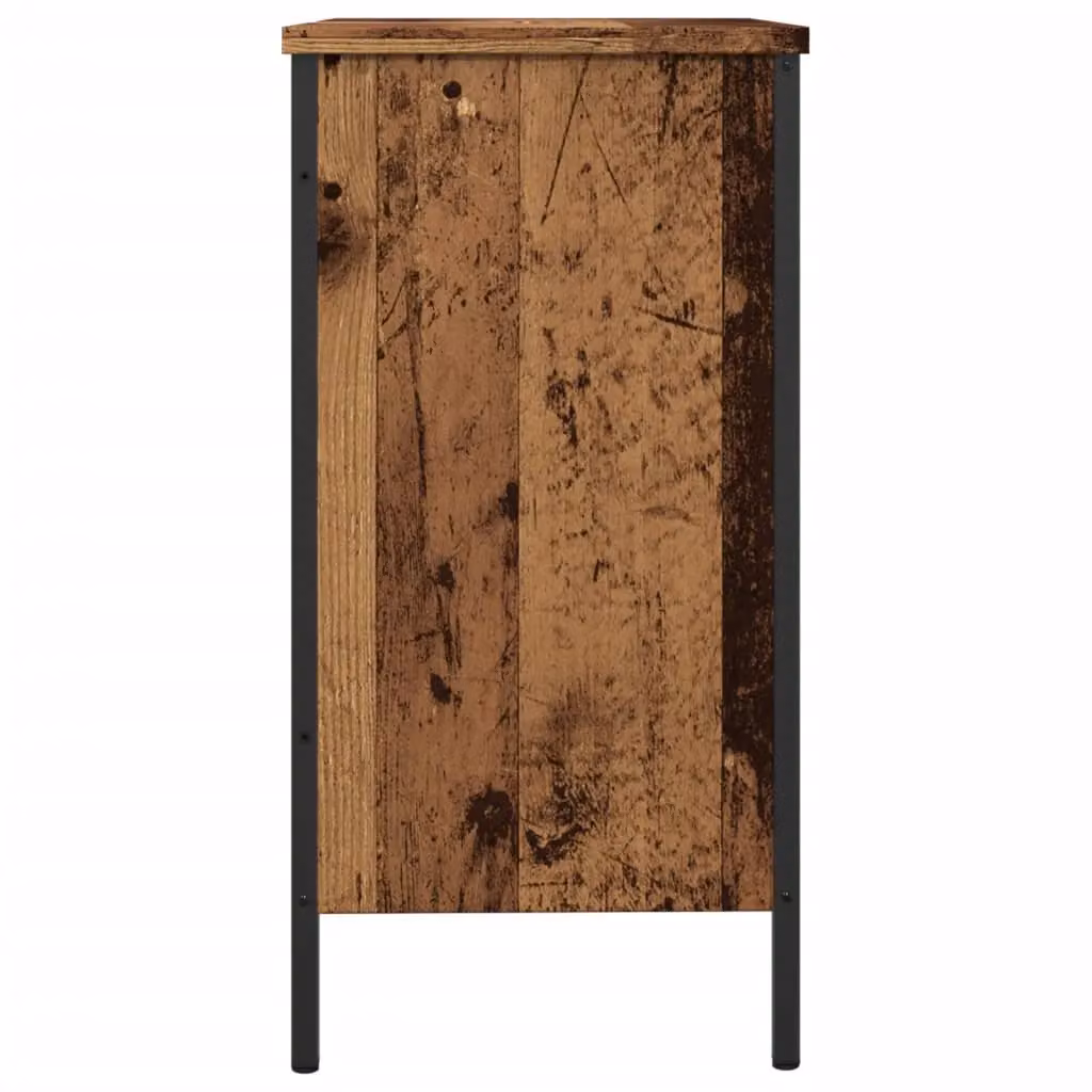 Berkfield Home Sink Cabinet in Old Wood Brown, W/D/H: 60 x 30 x 60 cm – 4