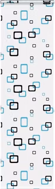 Berkfield Home Shower Roller Blind with Cassette, Black, Width: 66 cm, Height: 240 cm