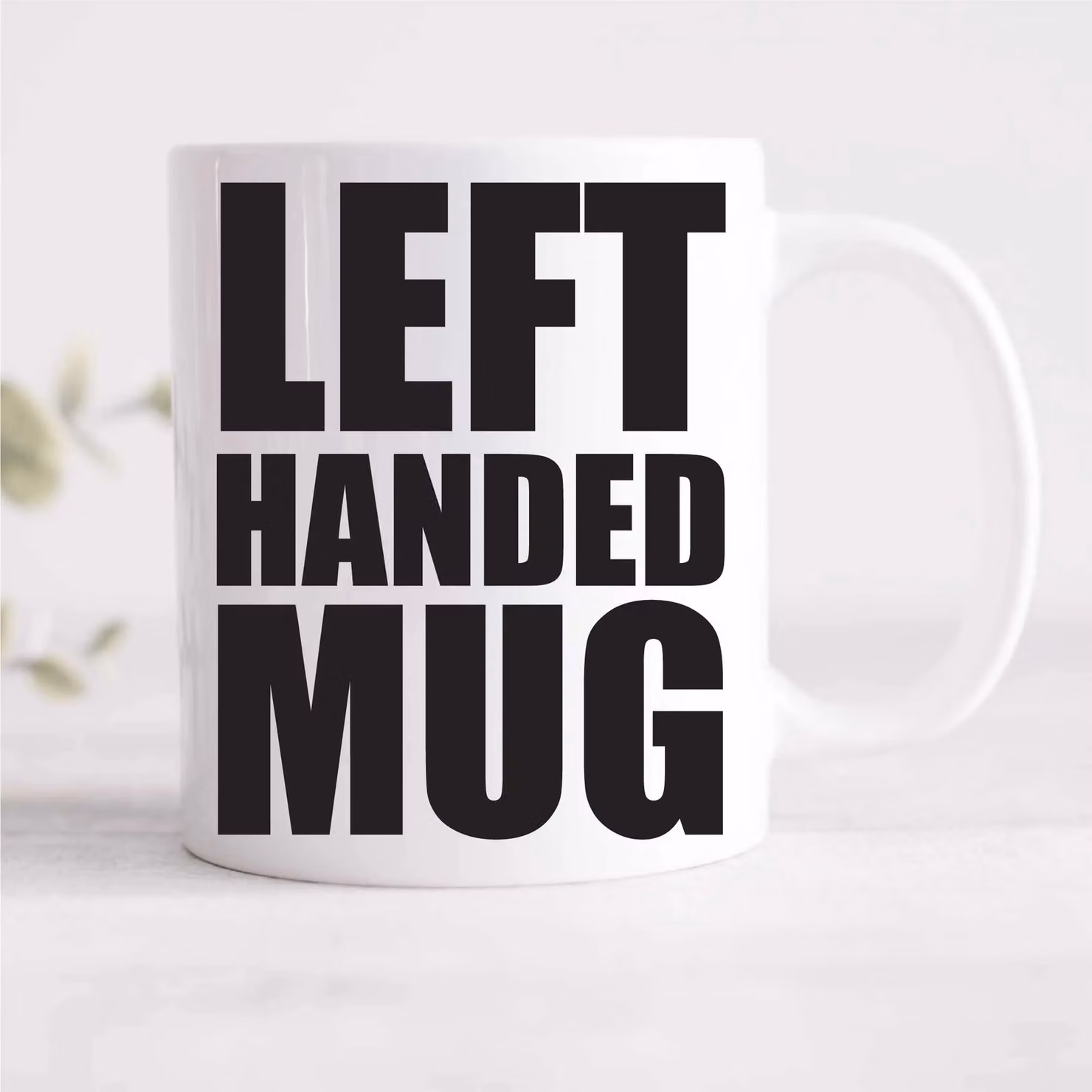 60 Second Makeover Limited Left Handed Ceramic Mug in White – 2