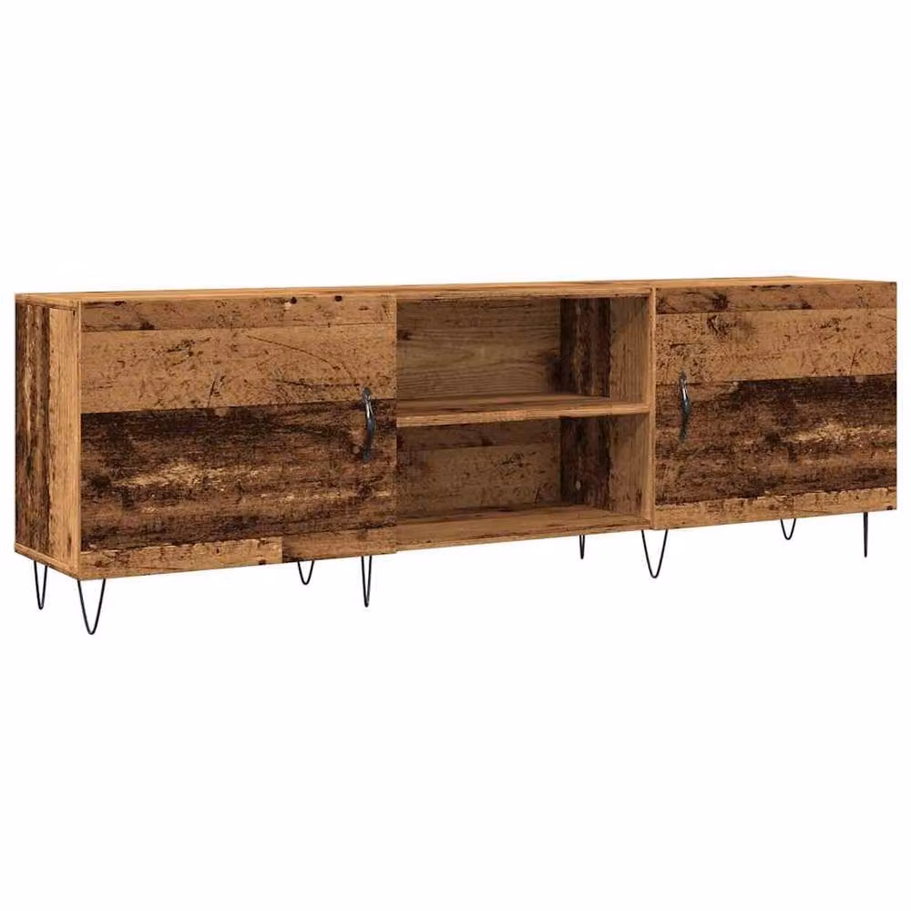 Berkfield Home Old Wood TV Cabinet in Brown, W/D/H: 150 x 30 x 50 cm – 3