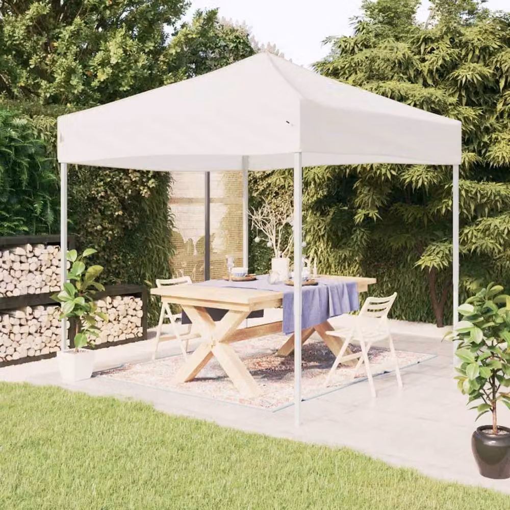 Berkfield Home White Folding Party Tent W: 300 cm, D: 300 cm, H: 245 cm – 2