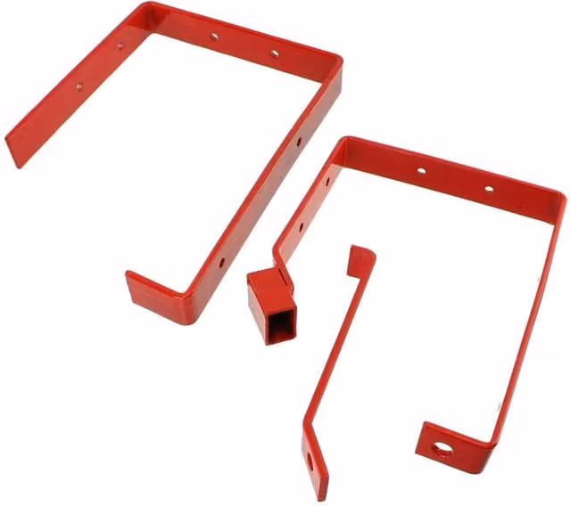 Nordara Universal Ladder Rack Bracket Lockable Wall Mount in Red