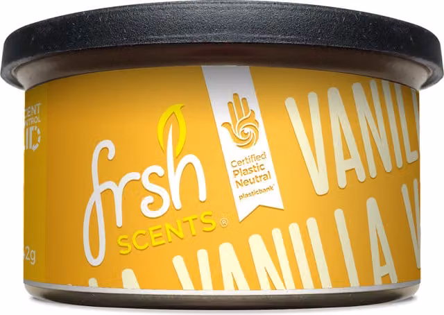 Frsh Scents Vanilla Organic Tin Air Freshener for Car and Home