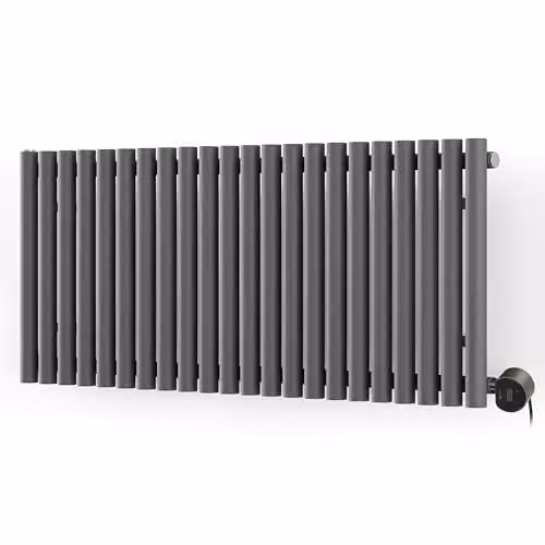 Terma Rolo Room E Electric Radiator with Wifi and App Control, Grey, H: 58.0 cm, W: 119.5 cm, 1 kW – 3