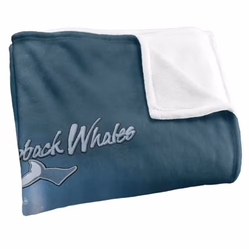 JQ Licensing Humpback Whales Silky Touch Super Soft Fleece Throw Blanket, White, W/D/H: 152 x 127 cm – 2