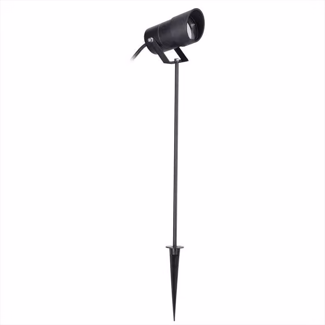 Netlighting Ousia Black Outdoor Ground Spike Garden Light, GU10 8W, IP65, Height: 94 cm – 1