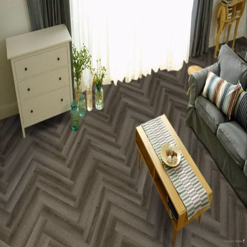 FirmfitORH NK33 Wood Effect Herringbone Luxury Vinyl Tile Click Lock, 5mm, Taupe/Beige – 4