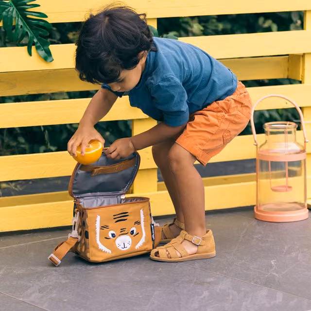 Deglingos Speculos Tiger Lunch Bag in Orange – 1