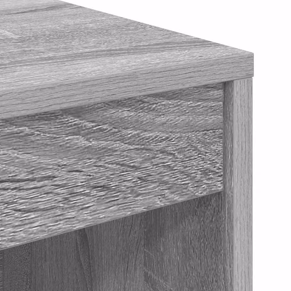 Berkfield Home Modern Writing Desk in Grey Sonoma Engineered Wood, W/D/H: 90 x 40 x 76 cm – 3