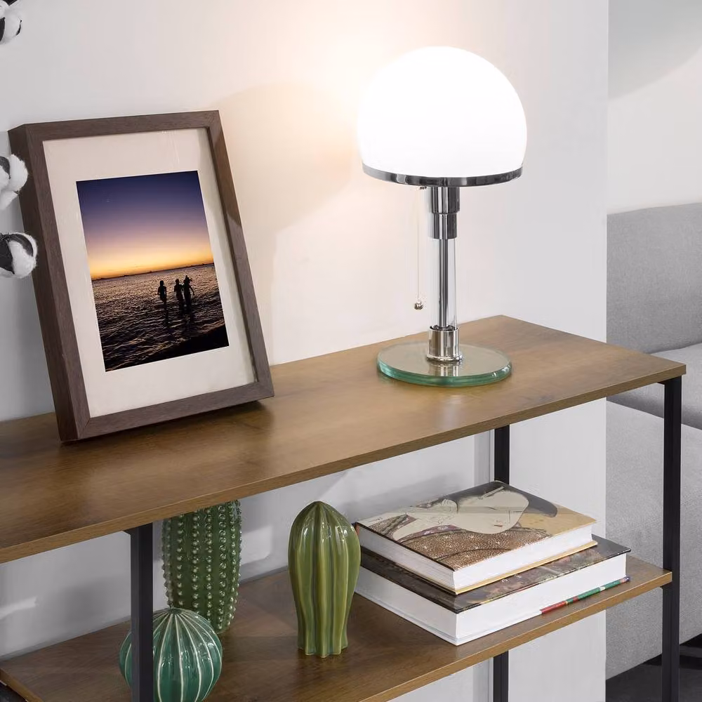 SoBuy 3-Shelf Industrial Style Console Table in Brown and Black, W: 120 cm – 6