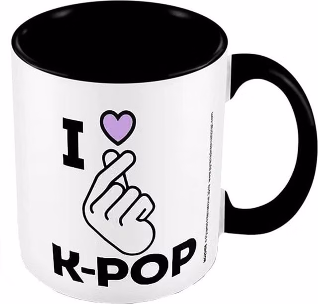 Pyramid International I Love K-Pop Ceramic Mug in White