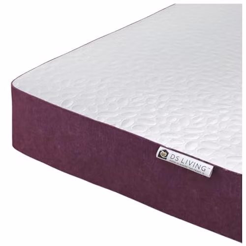 DS Living Reve Ruby 5-Layer Luxury Gel-Flex Memory Foam Mattress, Red, W/D/H: 200 x 150 x 25.4 cm