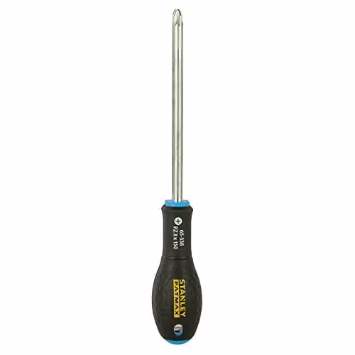 Stanley FatMax Pozidriv Screwdriver, Black and Silver