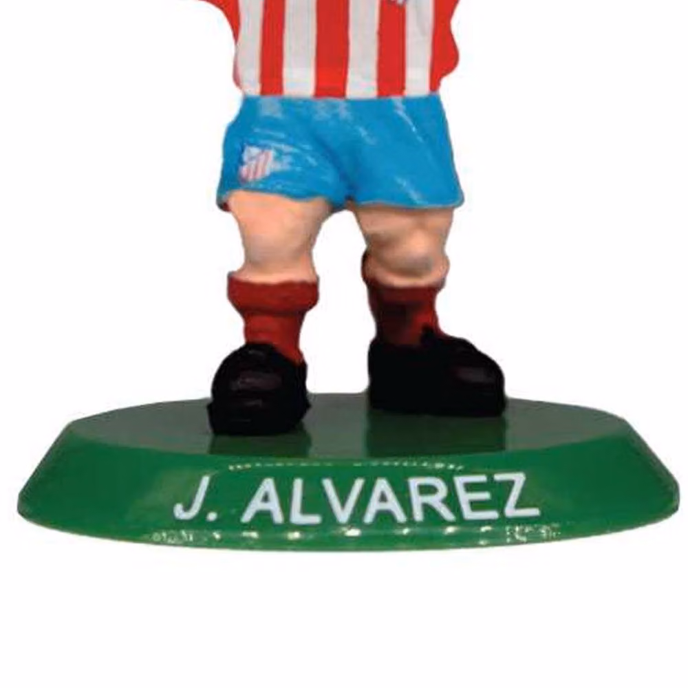 SoccerStarz Atletico Madrid FC Julian Alvarez Football Figurine in Red – 3