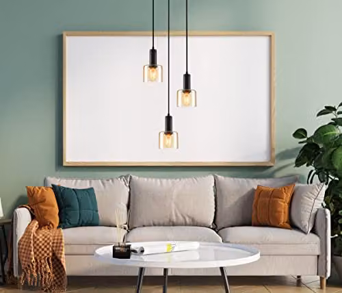 Netlighting Santia Modern 3 Light Cluster Pendant Ceiling Light in Black with Transparent Glass Cylinders and E27 Sockets – 2