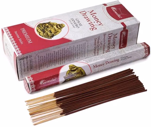 KDMD Aromatika Charcoal-Free Hexagonal Incense Sticks for Money Drawing and Uplifting Aroma in Brown – 1