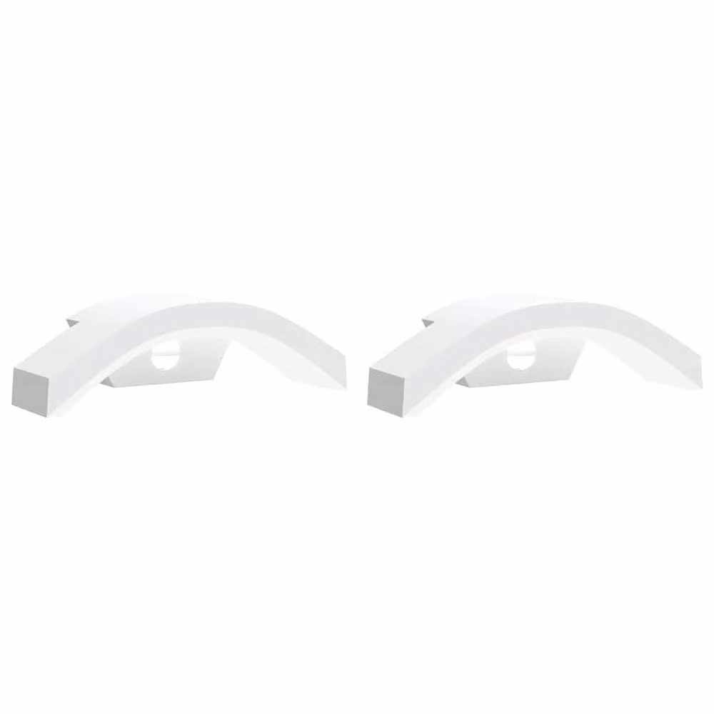 Berkfield Home Set of 2 White Outdoor LED Wall Lights with Motion Sensor and IP54 Rating – 2