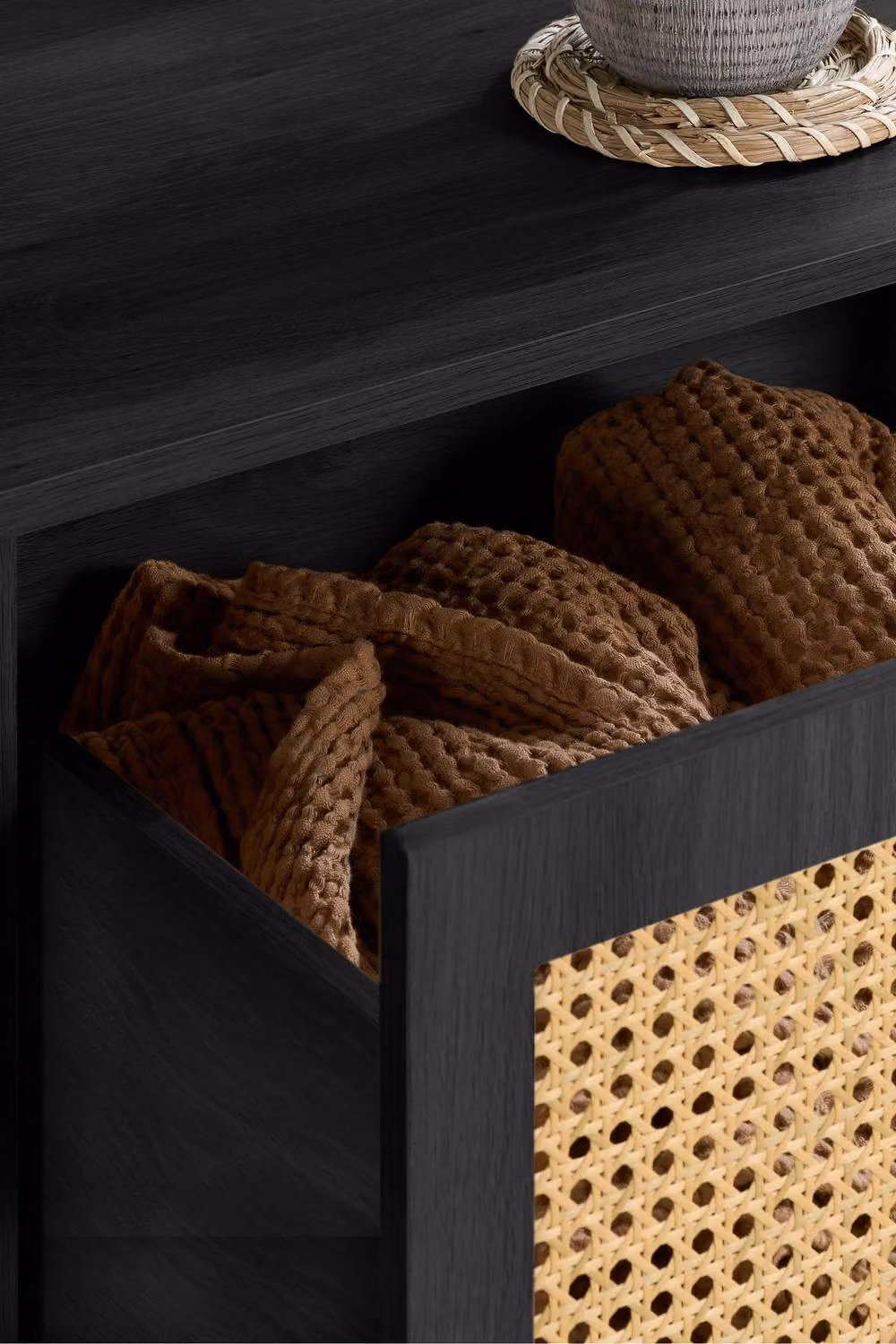 Birlea Croxley Black Rattan Coffee Table – 3