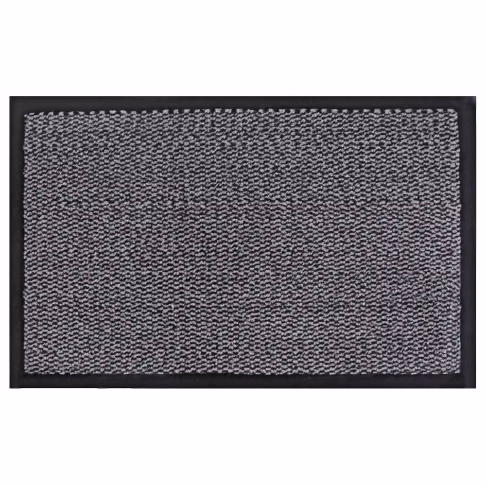 JVL Commodore Heavy Duty Barrier Door Floor Mat, Grey, W/D/H: 60 x 40 x 1 cm – 2