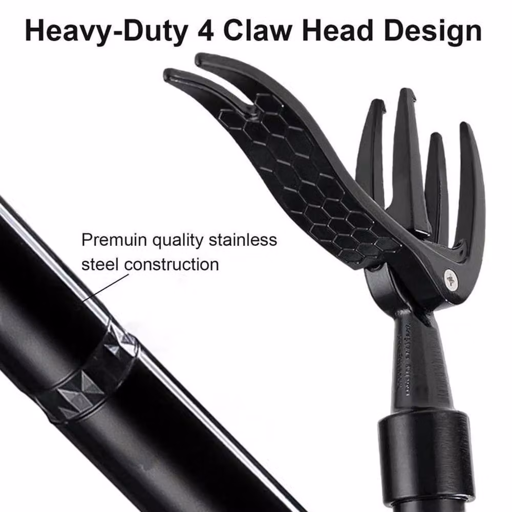 EONLION Black Stand Up Weeder Puller and Grass Root Claw made from Aluminium and Cast Iron – 4