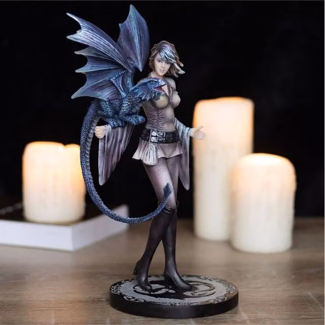 Uniqueful Anne Stokes Dragon Trainer Multicolour Animal Figurine