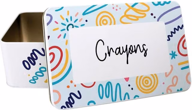 Purely Home Multicolour Metal Storage Tin for Adults
