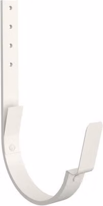 Lindab Steel Flex-Fit Rafter Angle Bracket for 180mm Half-Round Gutters, White